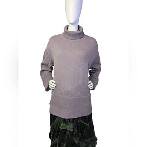 GAP Taupe Oversized Turtleneck Sweater | 100% Cotton | XL | Minimalist